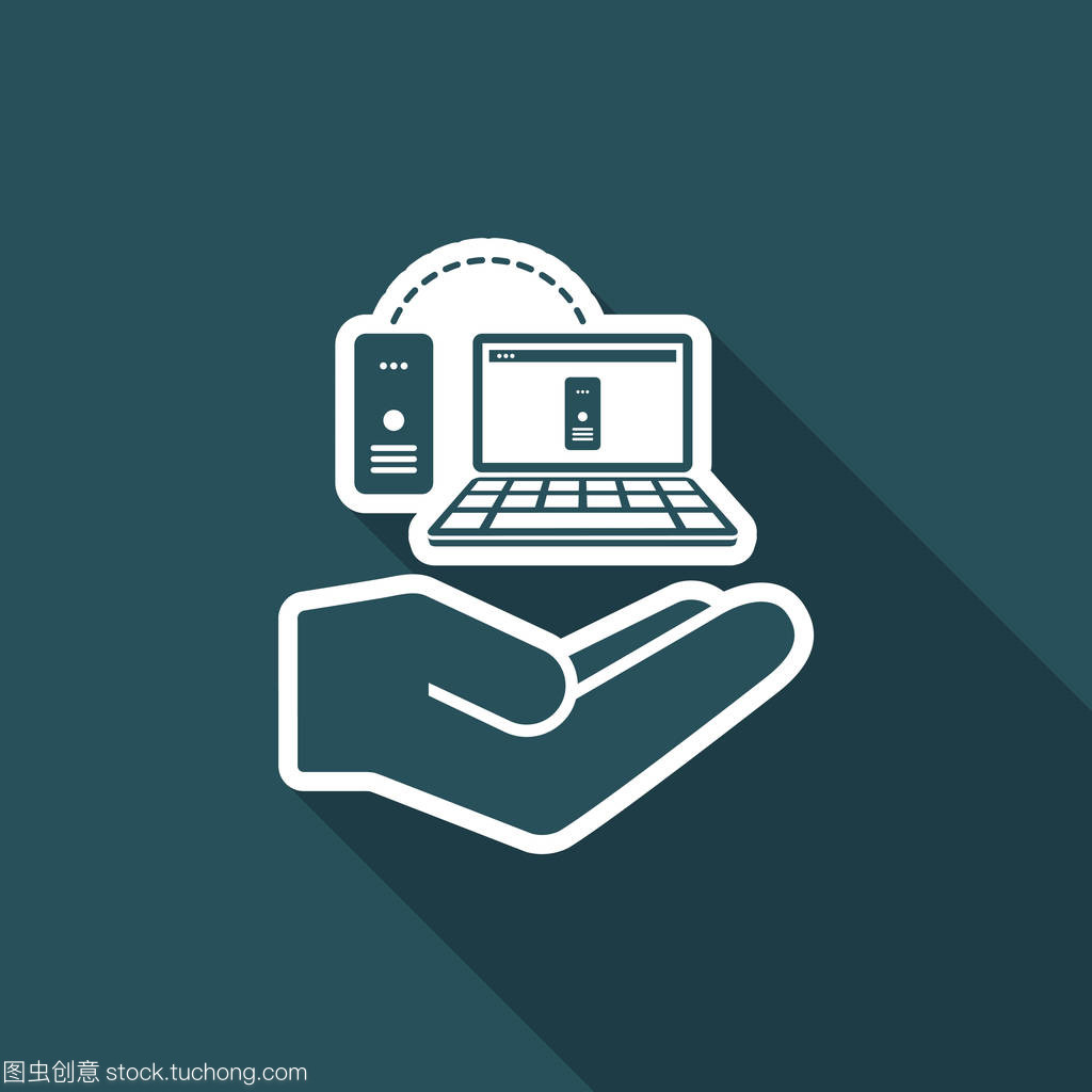 计算机服务图标 连接数字世界与用户体验的视觉桥梁